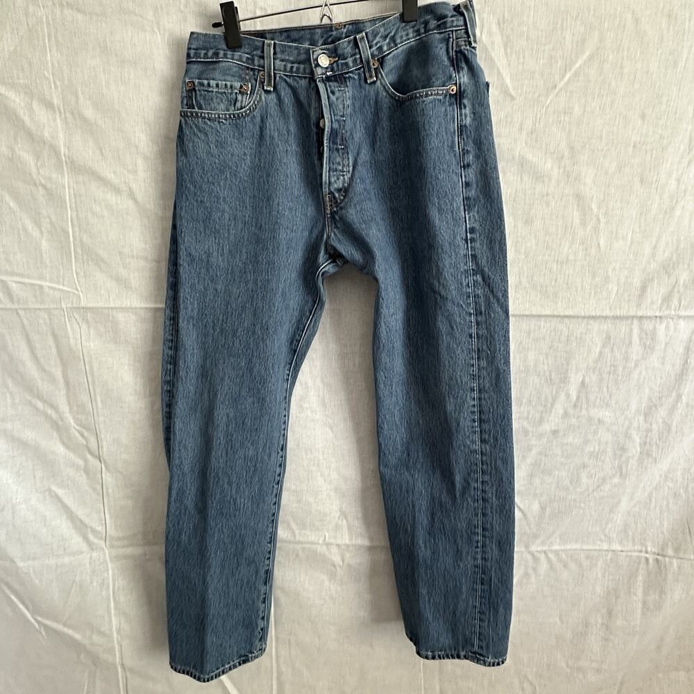 Vintage Levi’s 501 Jeans Mens 34x30 Blue Faded Button Fly Denim Pants
